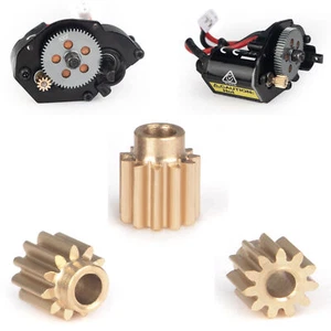 Brass 11T Teeth Motor Gear Pinion Gear for Axial SCX24 RC Crawler Car Accessory - Picture 1 of 7
