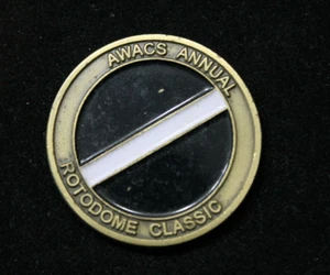 MONEDA DE DESAFÍO DE GOLF CLÁSICA ROTODOME ANUAL AWACS 961 - marca militar de la USAF - Imagen 1 de 2
