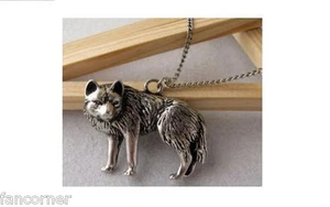 teen wolf pendentif loup en relief Collier loup pendant - Picture 1 of 1