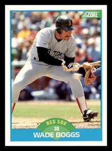 1989 Score Wade Boggs HOF #175 Boston Red Sox Baseball Card NM-MINT - Picture 1 of 2