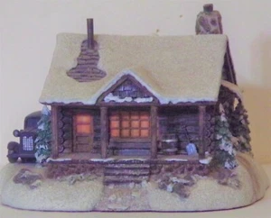 Terry Redlin cabin - "Evening With Friends" - 1996 - Picture 1 of 7