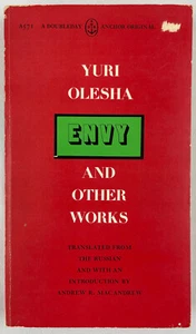 Envy and Other Works, Yuri Olesha, 1967, Russian Literature, PBK - Picture 1 of 9