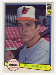 Cal Ripken Jr Baltimore Orioles 1982 Donruss ROOKIE RC Baseball Card #405 - Picture 1 of 2