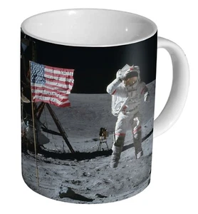 Apollo 11 Mondlandung - Keramik Kaffeebecher / Teetasse - Bild 1 von 1
