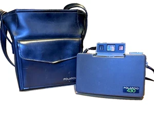 Cámara terrestre Polaroid 430 automática de colección con estuche papeleo clip frío #193 sin probar - Imagen 1 de 24