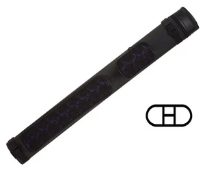 Action ACL22 2x2 Hard Lace Billard Queue Stick Etui mit Schultergurt - LILA - Bild 1 von 2