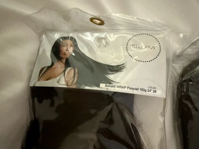 Nuevo NUNCA USADO Bellami Wrap cola de caballo 180 g #2 marrón oscuro Foto 1 de 2