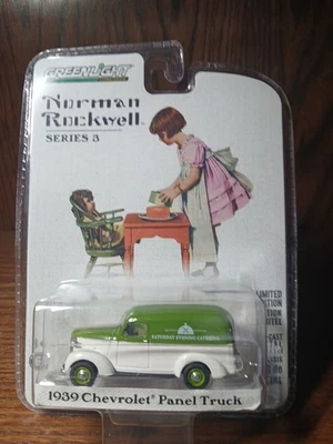 Greenlight 1939 Chevrolet Panel Truck Norman Rockwell Series 3 Diecast 1:64  - Image 1 of 4