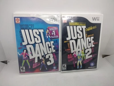 Just Dance 2 和 3 任天堂 Wii 音乐游戏套装 — 第 1/4 张图片