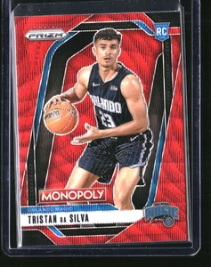 2024-25 Panini Prizm Monopoly #48 Tristan Da Silva Red Wave RC - Picture 1 of 2
