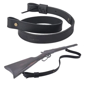 Top Crazy Horse Cinghia in pelle per pistola imbracatura fucile tracolla larga 1 pollice - Foto 1 di 48