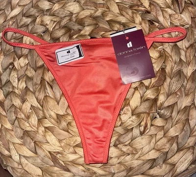 New Women’s Lace String Thongs by Donna L’oren - Image 1 of 4
