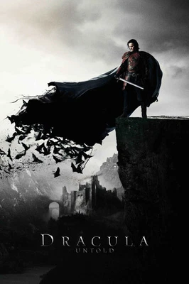 NEW DRACULA UNTOLD MOVIE POSTER PREMIUM WALL ART PRINT SIZE A5-A1 - Image 1 of 4