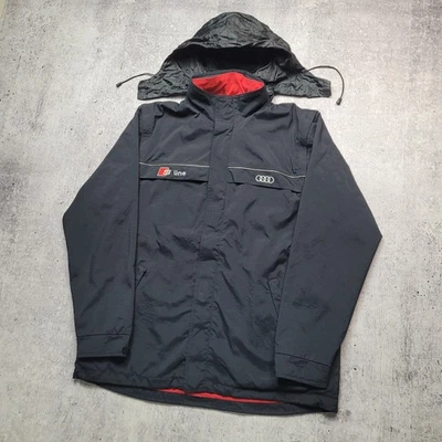 Audi Sport S-Line Nylon Jacket/Vest Racing F1 Windbreaker Mens Size L - Image 1 of 4