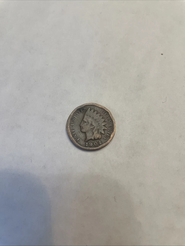 1904 Indian Head Penny Rare Error!! - Image 1 of 4