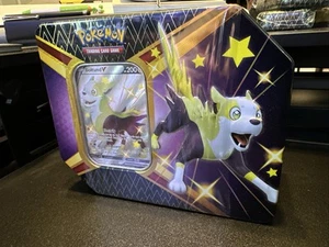Juego de cartas coleccionables Pokémon Shining Fates Tin Boltund V 6 paquetes por caja - sellado de fábrica - Imagen 1 de 3