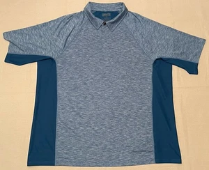 Camisa Polo Duluth Trading Co Para Hombre Breeze Shooter 1/4 Cremallera Azul Talla 2XL Elastizada - Imagen 1 de 16