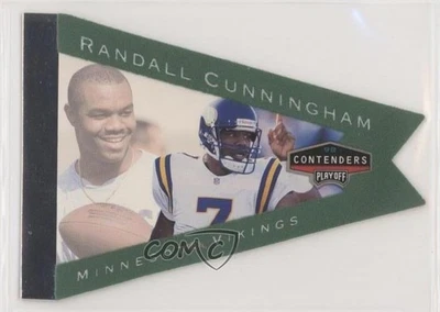 1998 Playoff Contenders Pennants Green Randall Cunningham #53 - Image 1 of 2