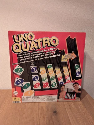 Mattel Games - Spiel - Familienspiel - UNO Quatro - ab 7 Jahre - 1x getestet  - Bild 1 von 4
