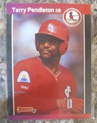 Terry Pendleton - 3B St Louis Cardinals Donruss 89 #230 - Great Condition ! - Image 1 of 2