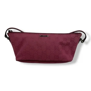 Gucci Handtasche GG Supreme Pink Mini Boat Pochette - Bild 1 von 6