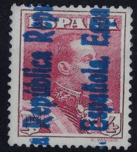 Edifil NE 26 No expendido Prueba Alfonso XIII Váquer 4 pesetas nuevo * A.000.000 - Bild 1 von 2