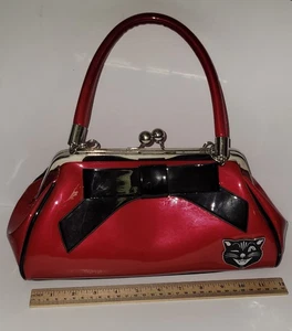 Borsa donna borsetta Sourpuss Jinx il gatto rossa floozy - Foto 1 di 5