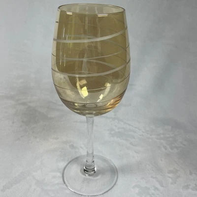 Mikasa Cheers White Wine Glasses Amber Color - REPLACEMENT - U Choose Pattern - Image 1 of 4