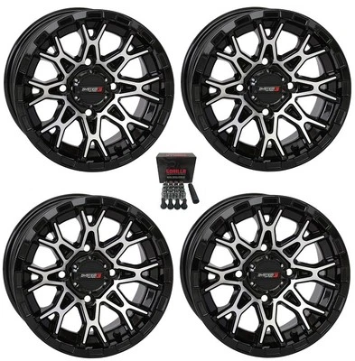System 3 ST-6 14" Wheels Black Polaris RZR 1000 XP (4) - Image 1 of 3