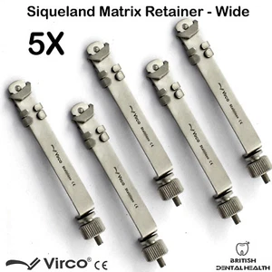 Ortho Matrix Retainers Squiveland Large Wide Dental Orthodontic Siqueland X5 - Picture 1 of 6