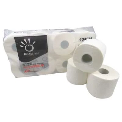 PAPERNET Toilettenpapier 4-lagig extra weiß 72 Rollen 150 Blatt Klopapier WC-Papier WC