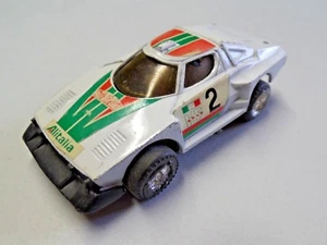 Vintage Shinsei Die Cast Toy Race Car Lancia NO.606 Rallye Monte Carlo Alitalia - Picture 1 of 10
