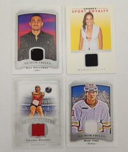 2016 2017 Upper Deck Goodwin Champions Memorabilia Relic 4 Card Lot