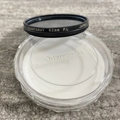 DIGITAL 62MM QUANTARAY PL POLARIZER PROTECTOR FILTER canon nikon sony - Image 1 of 4
