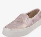 The Children?s Place Girl?s Sz 1 Metallic Pink Camo Slip On Sneakers Shoes