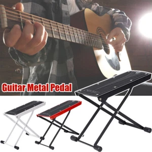 Guitar Footstool 4/6 Position Height Adjustable Foot Stand for Guitar - Picture 1 of 21