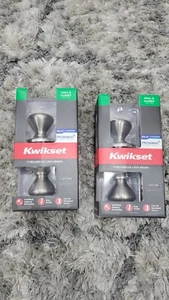 Kwikset Cameron Hall/Closet Knob Satin Nickel 97200-794 (LOT OF 2) - Picture 1 of 6
