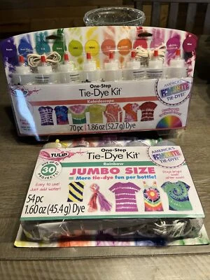 2 Sets Of Tulip One-Step Tie-Dye Kit 13 Colors In Total Kaleidoscope And Jumbo - Image 1 of 4
