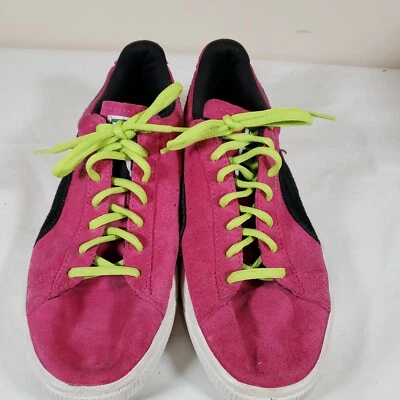 Puma Suede Classic Purple Leather Womens Trainers 355462 09 Used Size 6.5 - Image 1 of 4