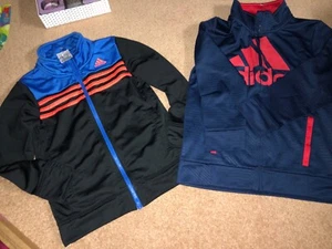 Choice of 1’NWOT ADIDAS BOYS SIZE 6 or 8 Black orange.TRACK JACKET MSRP $40.00 - Picture 1 of 3