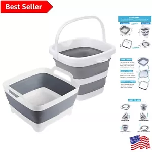 Portable Collapsible Basin Bucket Set - Kitchen Sink & Outdoor Camping Supplies - Picture 1 of 8