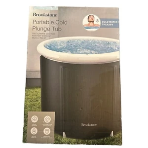 Bañera de inmersión Brookstone, bañera de inmersión en frío portátil nueva en caja - Imagen 1 de 5