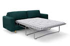 Snug Big Chill 3 Seater Sofa Bed In Pine Green With Metal Feet Rrp £1934