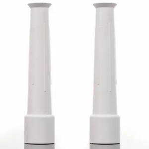 2Pc Rubber 1/2" Tap Swirl Nozzle Flexible Fitting Anti-Splash IMPROVE WATER FLOW - Picture 1 of 6