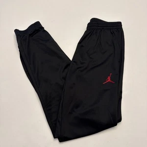 Nike Air Jordan Jumpman Dri-Fit Jogger Pants Youth Boys Size XL Black with Red - Picture 1 of 13