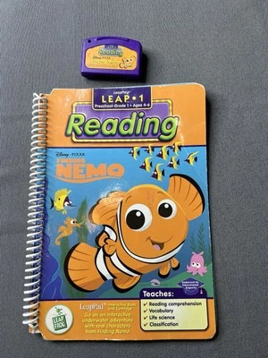 Leap Frog Pre-School to 6yrs Old Disney Finding Nemo Book & Cartridge - Image 1 of 2