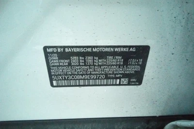 X3 OE 2021 velocímetro calibre clúster 82 k millas BMW Foto 1 de 4