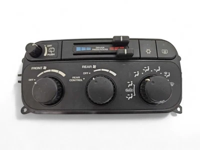 Dodge Durango 2001-2003 - Unidad de control de clima de calefacción de aire acondicionado de doble zona original OEM Foto 1 de 4