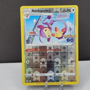 Aipom 058/078 Pokemon GO Reverse Holo Common Pokemon TCG Card - Picture 1 of 2