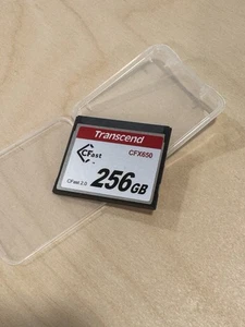 Transcend CFast 2.0 CFX650 256GB - Flash-Speicherkarte MLC (TS256GCFX650) - Picture 1 of 2